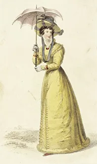 Regency Era Prints: Fashion Plate (Walking Dress), 1826. Creator: Rudolph Ackermann