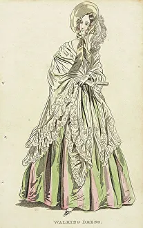 Distraction Prints: Fashion Plate (Walking Dress), c1838. Creator: Unknown