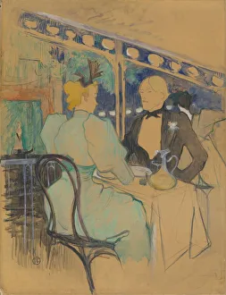 Fashionable People at Les Ambassadeurs (Aux Ambassadeurs: Gens Chic), 1893
