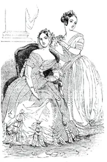 Fashions of 1843. Creator: Unknown