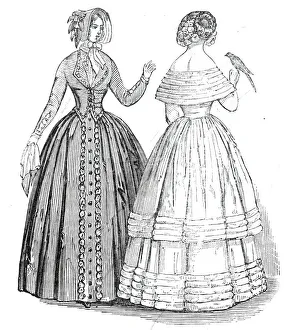 Jackets Prints: Fashions for August, 1845. Creator: Unknown