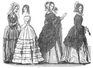 Fashions for July, 1844. Creator: Unknown