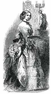 Choker Prints: Fashions for May, 1850. Creator: Unknown
