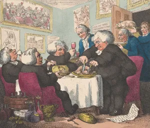 Images Dated 30th April 2020: Fast Day, March 20, 1799. March 20, 1799. Creator: Thomas Rowlandson