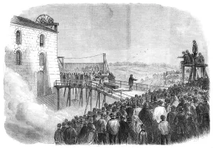 Industrial Accident Prints: The Fatal Accident at New Hartley Colliery: removal of the coffins containing the bodies