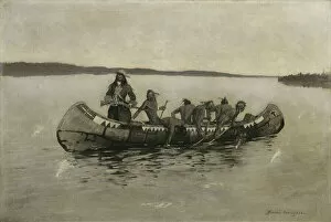 Returning Collection: This Was a Fatal Embarkation, 1898. Creator: Frederic Remington