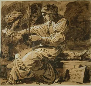 Gianni Felice Prints: The Three Fates, 1810/20. Creator: Felice Giani