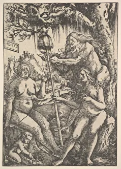 Broomstick Prints: The Three Fates: Lachesis, Atropos and Klotho, 1513. Creator: Hans Baldung