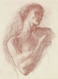 The Fates - study of the Male Lover, 1865. Creator: Sir Edward Coley Burne-Jones