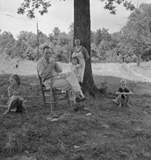 Sickness Collection: Father crippled with rheumatism, Orange County, North Carolina, 1939. Creator: Dorothea Lange
