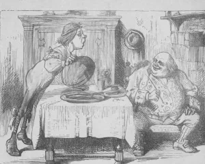 Nonsense Prints: Third of the Father William series, 1889. Artist: John Tenniel