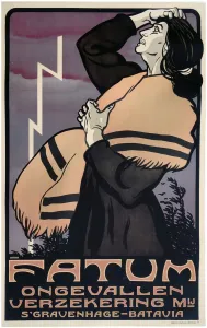 Fatum Verzekering, c. 1900. Creator: Hahn, Albert Pieter (1877-1918)