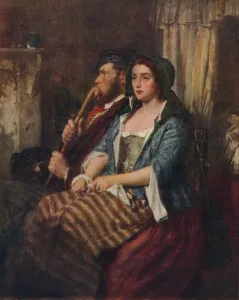 Ignoring Gallery: Faults on Both Sides, 1861, (1911). Artist: Thomas Faed