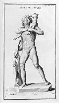 Faun or Satyr, after a Roman statue, 1757. Artist: Bernard de Montfaucon