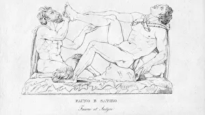 Fauno E Satiro (Faune et Satyre), c1850 Fauno E Satiro (Faune et Satyre), c1850
