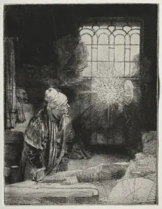1606 1669 Prints: Faust, c. 1652. Creator: Rembrandt van Rijn (Dutch, 1606-1669)