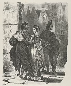 Escort Collection: Faust Trying to Seduce Marguerite (Goethe, Faust), 1825-27. 1825-27