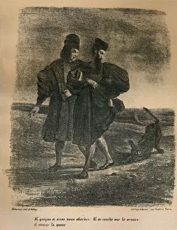 Eugene Gallery: Faust, Wagner and Barbet, 1828 (1947). Artist: Eugene Delacroix