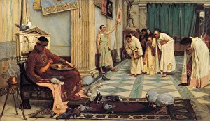 Pre Raphaelites Gallery: The Favourites of the Emperor Honorius, 1883. Artist: Waterhouse, John William (1849-1917)