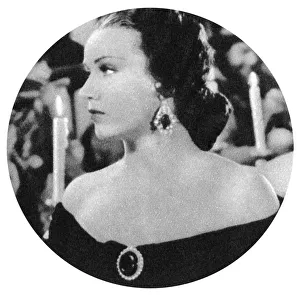 Fay Wray, Canadian-born American film actress, 1934-1935