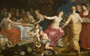 Merry Company Collection: The Feast of Achelous, 1610-1615. Creator: Balen, Hendrik I, van (1575-1632)