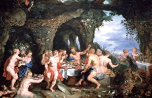 Achelous Gallery: Feast of Achelous, c1615. Artist: Jan Brueghel the Elder