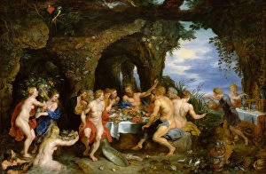 Grotto Collection: The Feast of Acheloüs, ca. 1615. Creators: Peter Paul Rubens, Jan Brueghel the younger