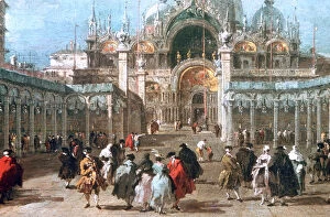 The Feast of Ascension in the Piazza San Marco, c1775. Artist: Francesco Guardi