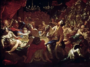 The Feast of Belshazzar, 17th or early 18th century. Artist: Pietro Dandini