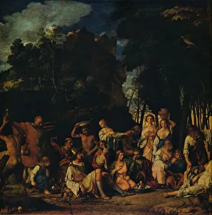 The Feast of the Gods, 1514-1529. Artist: Giovanni Bellini The Feast of the Gods, 1514-1529. Artist: Giovanni Bellini