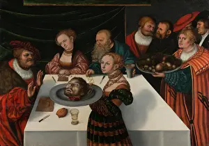 Gift Prints: The Feast of Herod, 1533. Creator: Lucas Cranach the Elder