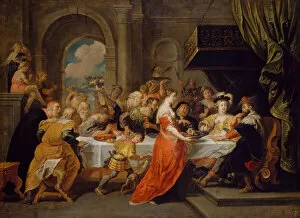 David Teniers Ii Gallery: The Feast of Herod, 1640-1690. Creator: David Teniers II
