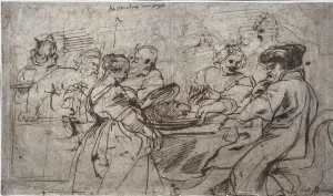 Antwerp School Prints: The Feast of Herod, c. 1637-1638. Creator: Peter Paul Rubens (Flemish, 1577-1640)