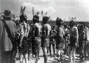 March Collection: Feast march ceremony, c1905. Creator: Edward Sheriff Curtis