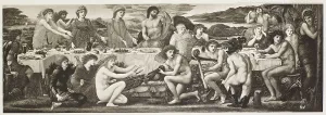 Distracted Prints: The Feast of Peleus, c1872, (1900). Creator: Unknown