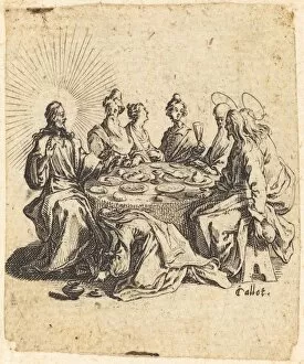 Feast Collection: The Feast of the Pharisees, 1618. Creator: Jacques Callot
