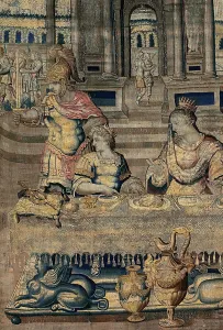 The Feast, from The Story of Artemisia, France, 1607 / 30. Creator: Unknown