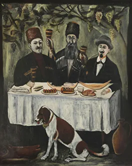 Primitivism Collection: Feast in a vine pergola
