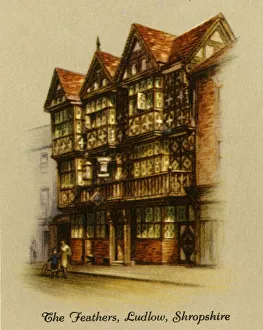 Jacobean Gallery: The Feathers, Ludlow, Shropshire, 1936. Creator: Unknown