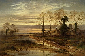 Light Collection: February Fill Dyke, 1881. Creator: Benjamin Williams Leader