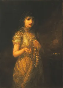 Gipsy Gallery: Fedalma, 1883-1884. Creator: George Fuller