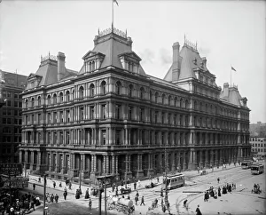 Federal Building Prints: Federal Building, Cincinnati, Ohio, c1907. Creator: Unknown