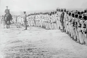 Inspecting Prints: Federals at Torreon, 1914. Creator: Bain News Service