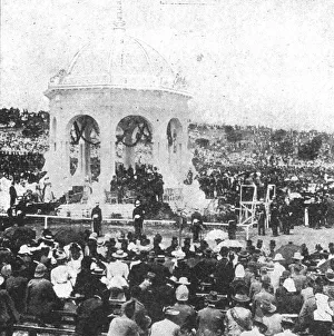 Hope Prints: The Federation of Australia, 1901... Signing the Oath by Lord Hopetoun at Sydney