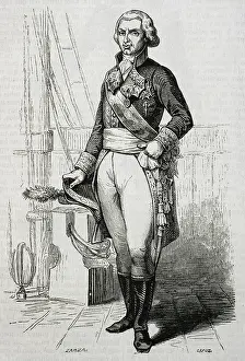 1853 Prints: Federico Gravina, (1756-1806), Spanish admiral during the American Revolution and Napoleonic