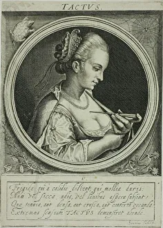 Touch Prints: Feeling, plate five from The Five Senses, n.d. Creator: Jacob van der Heyden