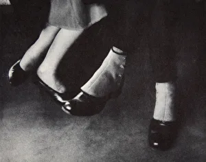 Commuting Prints: Feet of passengers on the New York subway, USA, early 1930s