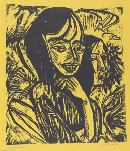 Fehmarn Girls, 1913. Creator: Ernst Kirchner