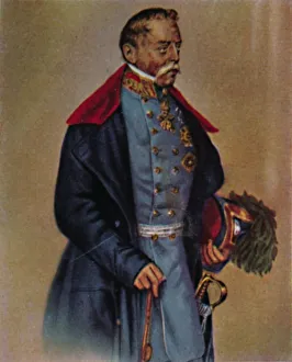 Kriehuber Prints: Feldmarschall Graf Radetzky 1766-1858. - Gemalde von Kriehuber, 1934