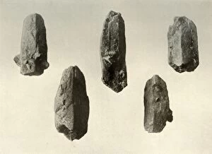 Geology Gallery: Feldspar Crystals from Summit of Mount Erebus (Natural Size), 1909